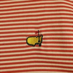 Masters Collection Red and White Stripe Mens Large